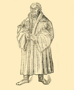 Luther Preaching, c1500-1520, 1890. od Unbekannt
