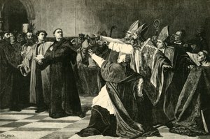 Luther na sněmu ve Worms, 1521, 1890. od Unbekannt