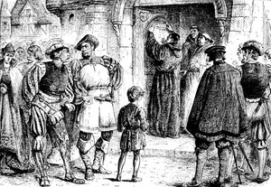 Luthersův protest, 1517, 1909 od Unbekannt
