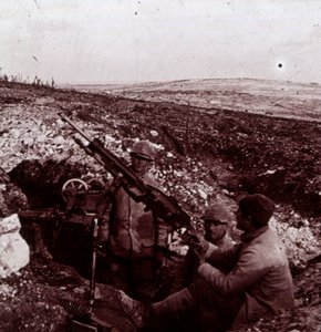 Kulomety, Mount Kemmel, Flandry, Belgie, c1914-c1918 od Unbekannt