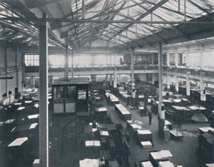 Strojní hala, 1916 od Unbekannt