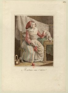 Madame Sans-Culotte, asi 1794. od Unbekannt