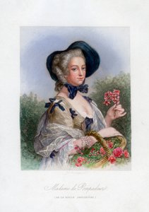 Madame de Pompadour jako krásná zahradník od Unbekannt