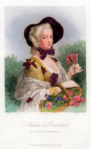 Madame de Pompadour, c1740-1800 od Unbekannt