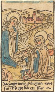 Madonna a svatá Bridget, c. 14801500. od Unbekannt