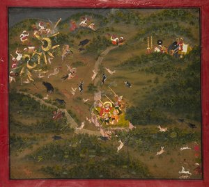 Maharaja Jagat Singh Hunting, 1734-1751. od Unbekannt
