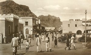 Main Street, kráter, Aden, c1918-c1939. od Unbekannt
