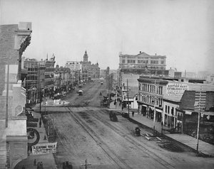 Main Street, Winnipeg, Manitoba, c1897. od Unbekannt