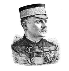 Generálmajor Sir Herbert Macpherson, velitel indického kontingentu, c1882. od Unbekannt