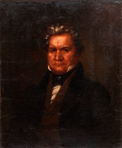 Major Ridge, Portrét indiána Cherokee, . od Unbekannt