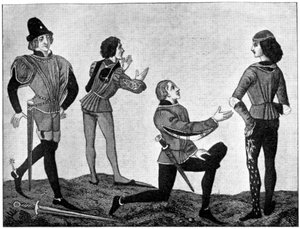 Mužský kroj, 15. století, 1910 od Unbekannt