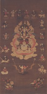 Mandala z Dakini-Ten od Unbekannt