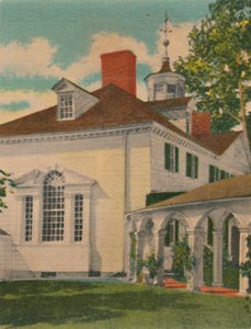 Mansion, pohled na severní konec, 1946 od Unbekannt