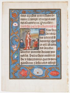 Rukopisný list se vzkříšením, z Knihy hodin, ca. 1500. od Unbekannt