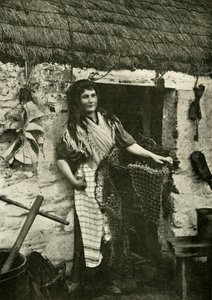Dcera Manx Fishermans, 1901. od Unbekannt