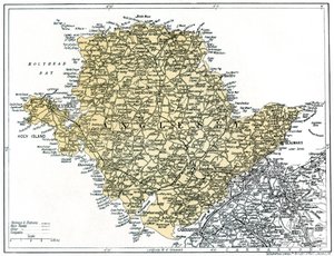 Mapa Anglesey, 1924-1926 od Unbekannt