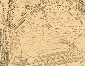 Mapa Belgravia, 1814, c1876. od Unbekannt