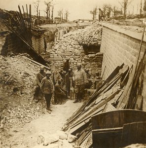 Kasárna Marceau, Verdun, severní Francie, 1916 od Unbekannt