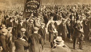 Demonstranti z Shoreditch, protesty testů prostředků, Hyde Park, Londýn, 1932, 1933 od Unbekannt