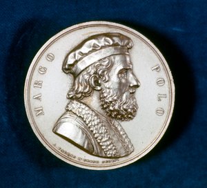 Marco Polo, benátský cestovatel a obchodník, 19. století od Unbekannt