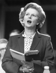 Margaret Thatcherová, britská politička, c 1980 od Unbekannt