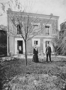 Marie 1867-1934 a Pierre 1859-1906 Curie od Unbekannt