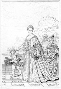 Marie Adelaide Savojská, vévodkyně z Bourgogne, 17. století od Unbekannt