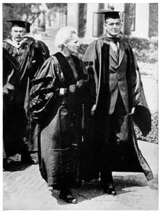 Marie Curie, francouzská fyzička polského původu v roce 1921. od Unbekannt