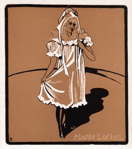 Marie Loftus 1857-1940, hvězda skotské hudební síně, konec 19. století od Unbekannt