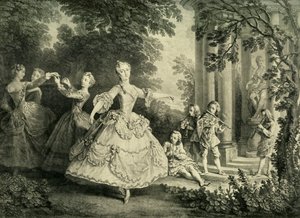 Marie Sallé tančící, 1732, 1908. od Unbekannt