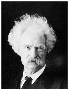 Mark Twain, amerikanischer Schriftsteller, in seinen späteren Jahren, um 1890er Jahre, 1955