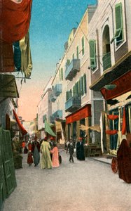 Market Street, Suez, Egypt, 20. století od Unbekannt
