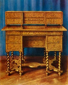 Intarzie psací stůl krále Viléma III., 1938. od Unbekannt