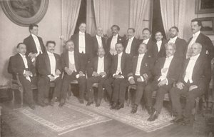 Maršál Hermes da Fonseca se svými státními tajemníky a poradci, 1914 od Unbekannt