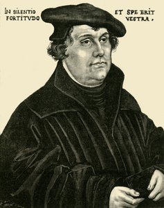Martin Luther, c1520-1530, 1890. od Unbekannt