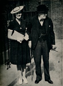 Mary Churchill a její otec, c1945. od Unbekannt
