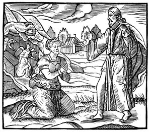 Marie Magdalena, která viděla zjevení vzkříšeného Ježíše Krista, c1500 od Unbekannt