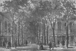 Marylebone Gardens, Westminster, Londýn, 1870-1878 od Unbekannt