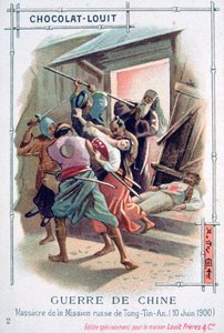 Masakr v ruské misi Tong-Tin-An, Boxerské povstání, Čína, 10. června 1900 od Unbekannt