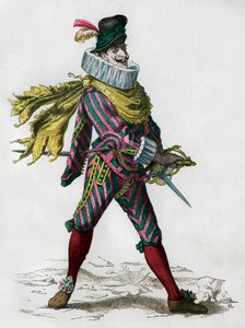 Matamore kapitán, nájemný vrah, španělský typ, 17. století 1882-1884 od Unbekannt