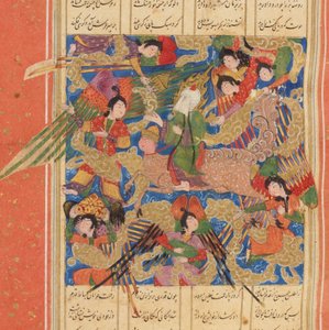 Matla ul-Anwar Rising Place of Lights od Amir Khusrau Dihlavi, c. 1500. od Unbekannt