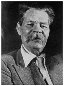 Maxim Gorkij, ruský autor, c1930 1956 od Unbekannt