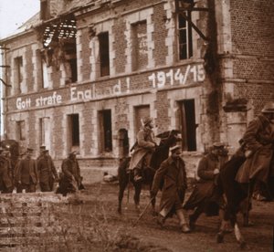 Kéž Bůh potrestá Anglii, Bucy-le-Long, severní Francie, c1914-c1918 od Unbekannt