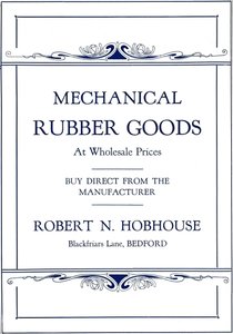 Mechanické pryžové zboží - reklama Roberta N. Hobhouse, 1916 od Unbekannt