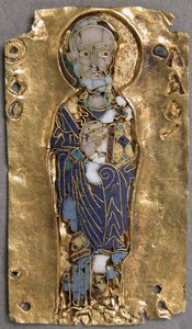 Medailon svatého Mikuláše, byzantský, 11. století. od Unbekannt