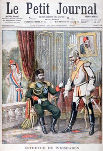 Setkání mezi carem Nicholasem II a císařem Wilhelmem II, Wiesbaden, Německo, 1903 od Unbekannt