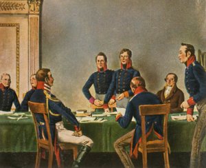 Zasedání Reorganizační komise v Königsbergu, 9. července 1807, 1936. od Unbekannt