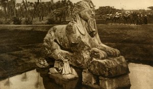 Memphis - Alabastrová sfinga, c1918-c1939. od Unbekannt