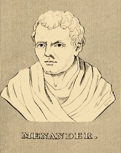 Menander, c342-290 př.nl, 1830. od Unbekannt