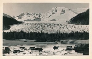 Ledovec Mendenhall poblíž Juneau, Aljaška, c1940. od Unbekannt